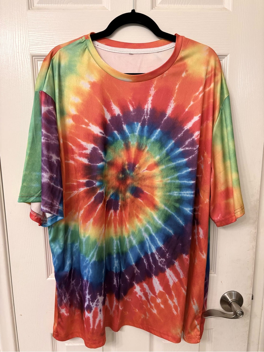 Men's Multicolor Tie-Dye Spiral Tee